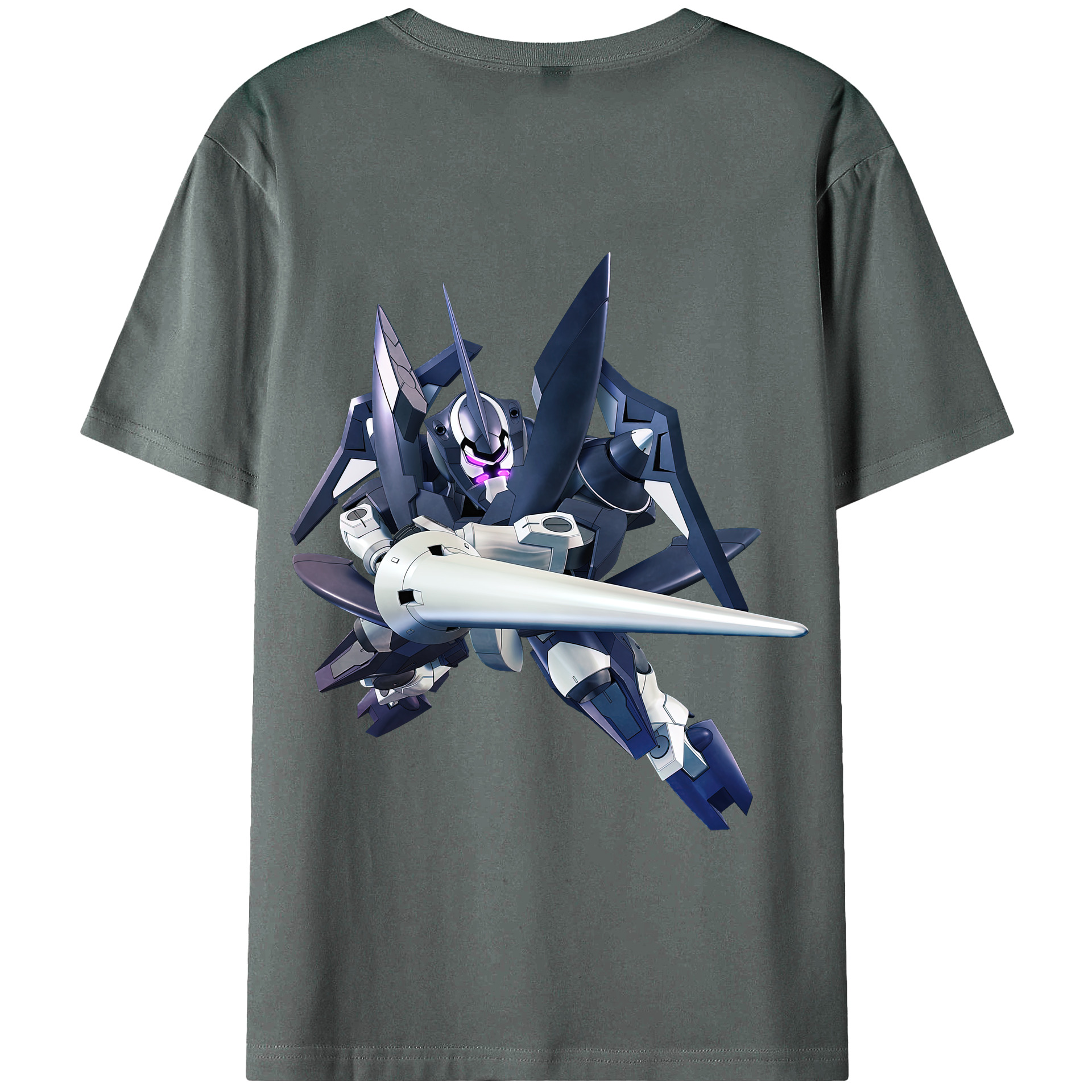 （画像用） 機動戦士ガンダム Mobile Suit Gundam 綿100％半袖Tシャツ（背面プリント）